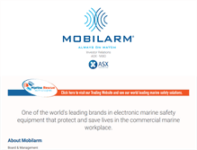 Tablet Screenshot of mobilarm.com